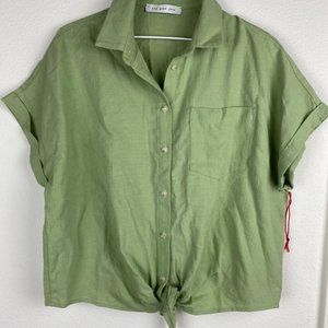 The Good Jane tie knot blouse